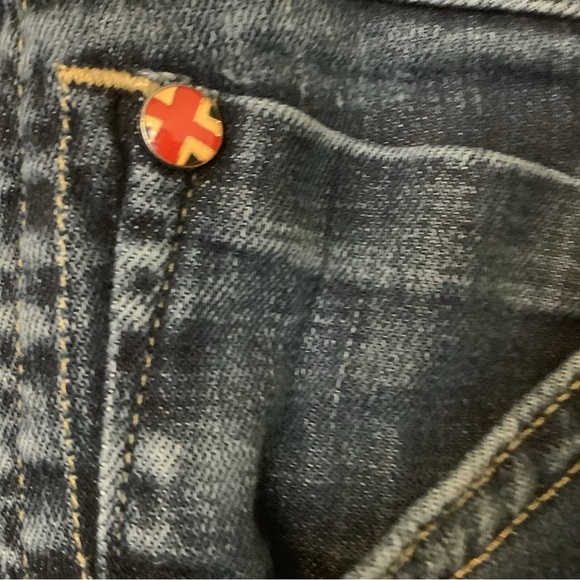 Hudson Women Jeans Size 31 Inseam 32.5” Double Buttons Made In USA Style#W170DHA - Picture 6 of 16